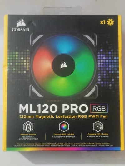 Corsair ML120 PRO RGB LED 120MM PWM Premium Magnetic Levitation Fan