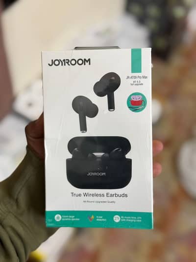 Joyroom JR‑AT09 Pro Max Wireless Earbuds – Matt Black