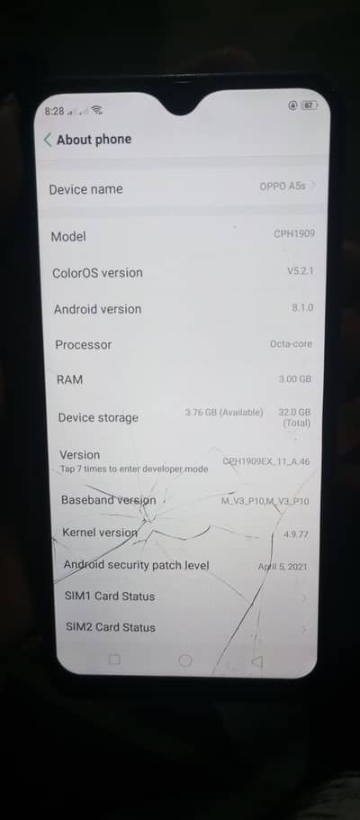 oppo a5s 3/32 for sale