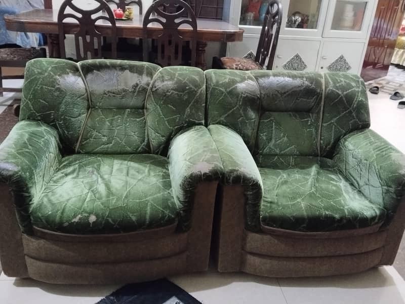 double seated sofa . 1