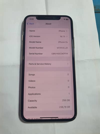 iphone xs 256gb. non pta