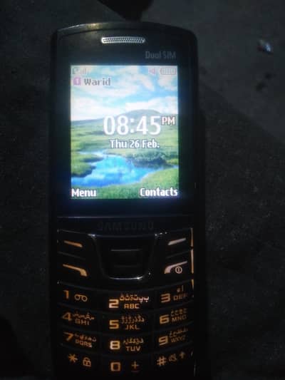 Samsung mobile 2 sim good mobile ph 03214659940