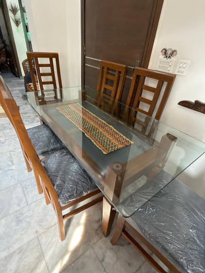 wooden dinning table/solid wood dinning table/6 chair dinning table