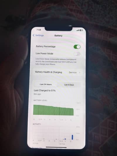 64 memory hai 75 battery health