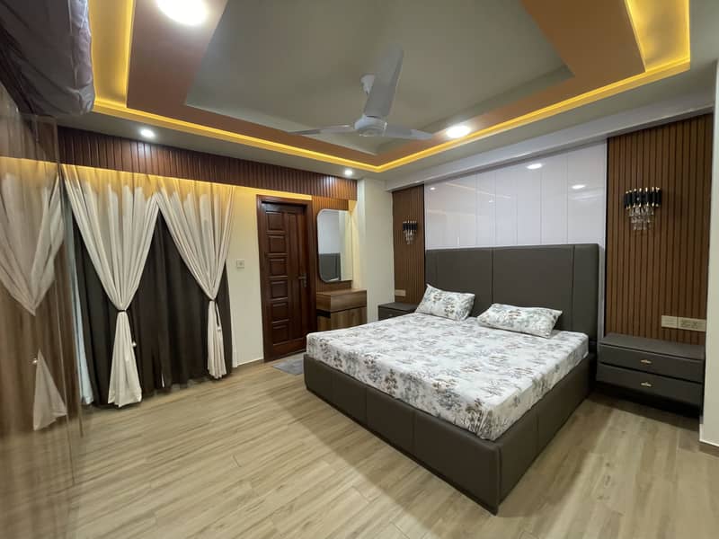 2 BED ATTACHED BATH FULLY FURNISHED ULTRA LUXURY APARTMENT AVAILABLE FOR SALE IN TOPCITY-1 ISLAMABAD 6