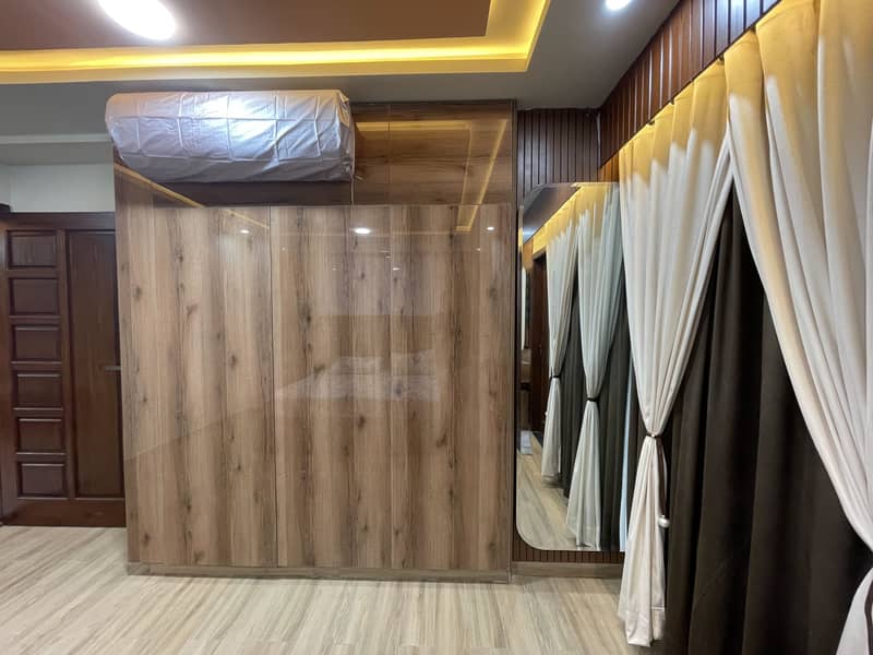 2 BED ATTACHED BATH FULLY FURNISHED ULTRA LUXURY APARTMENT AVAILABLE FOR SALE IN TOPCITY-1 ISLAMABAD 10