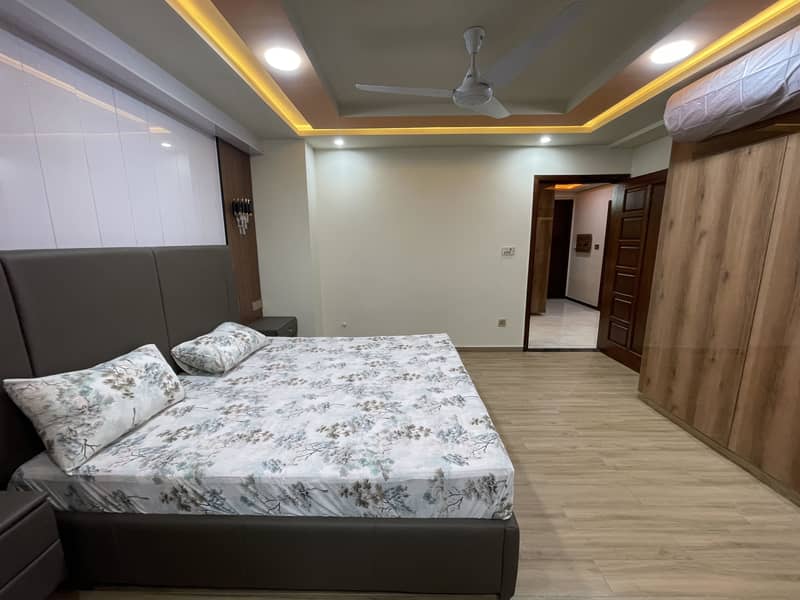 2 BED ATTACHED BATH FULLY FURNISHED ULTRA LUXURY APARTMENT AVAILABLE FOR SALE IN TOPCITY-1 ISLAMABAD 13