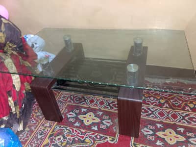 Glass Center Table for Sale – Good Condition
