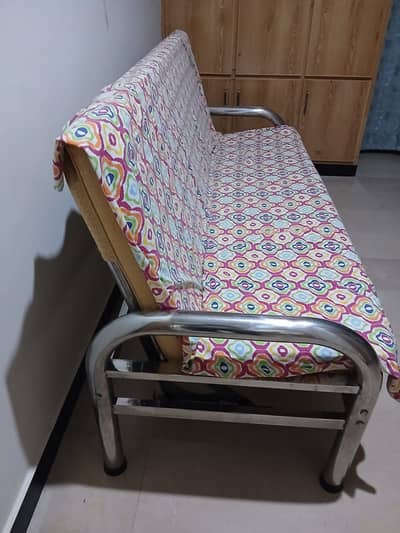 Imported Sofa cum bed (steel)
