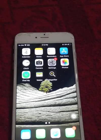 iPhone 6 plas 128 GB with box my WhatsApp number 0347/72/98/721