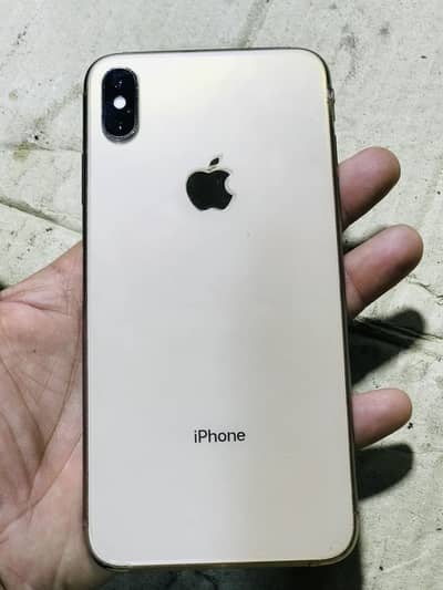 I Phone xs Max 64 Gb Duel Approved 2 sim physical.