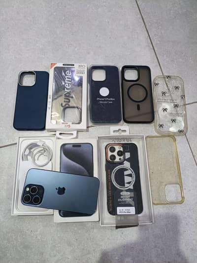 Iphone 15 pro max jv with box cable