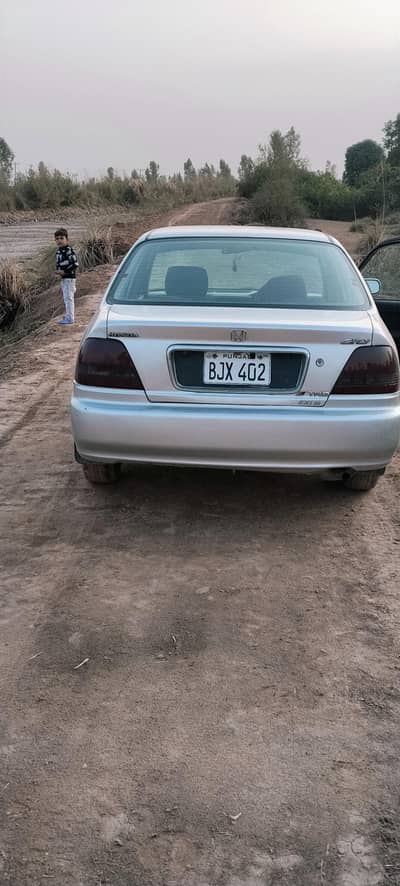 Honda city 2002 miss file biometric on the spot