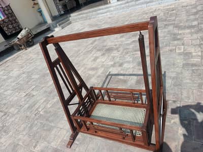 Wooden baby swings or cradle