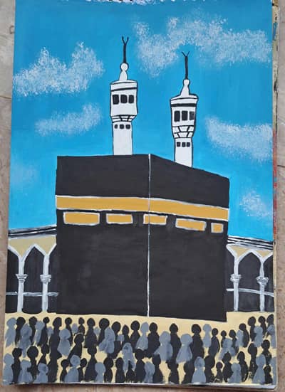 Acrylic paper painting