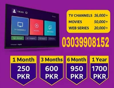 IPTV Opplex |Starshare | B1G | Ultra 4k | Geo tv | 03039908152