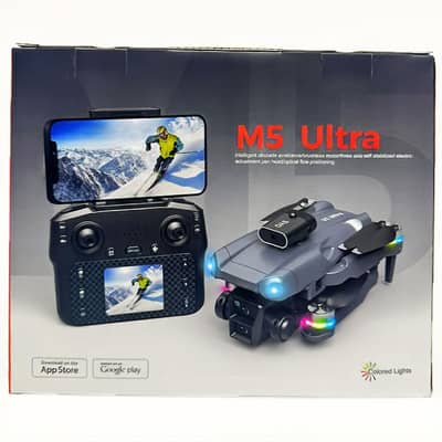M5 Ultra Drone With 4K HD Triple Camera
