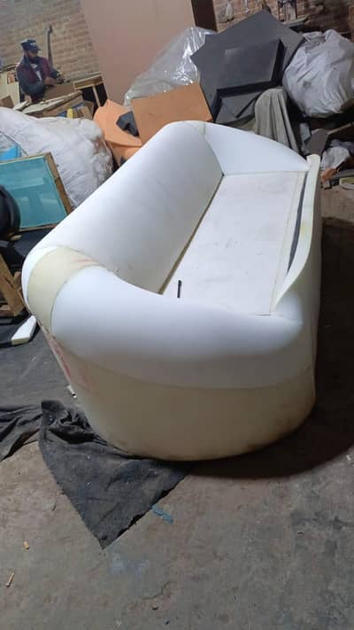 new and old sofa repair