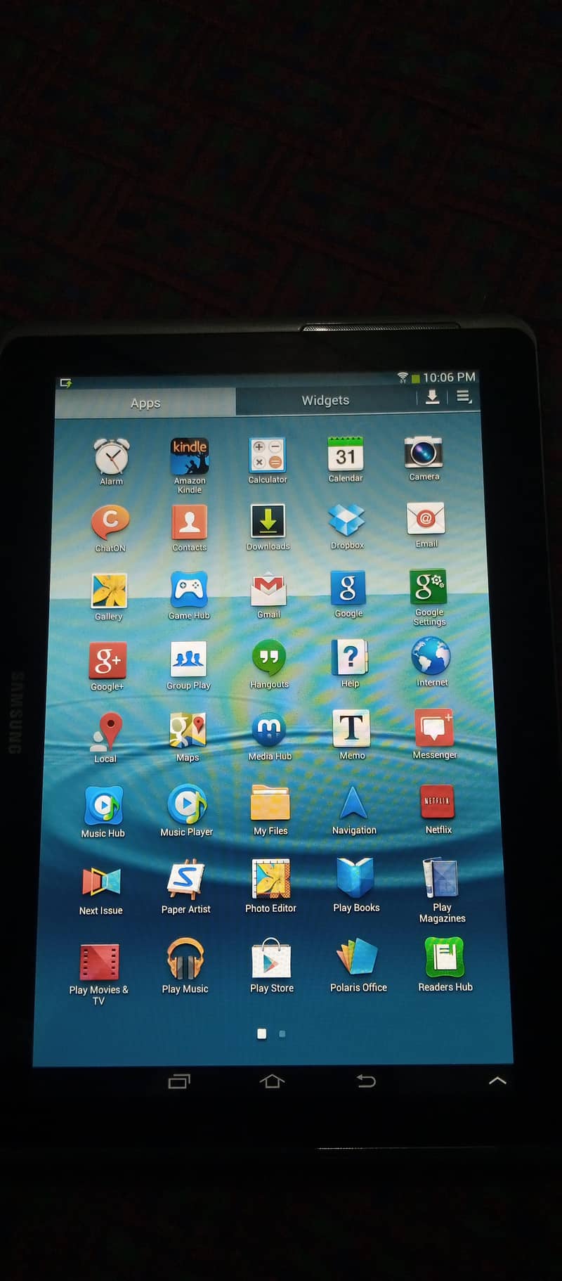 Samsung App Tablet 2