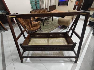 5 feet wooden baby swing/baby cart