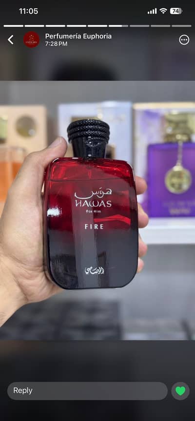 Perfume Hawas Fire by Rasasi 100% original