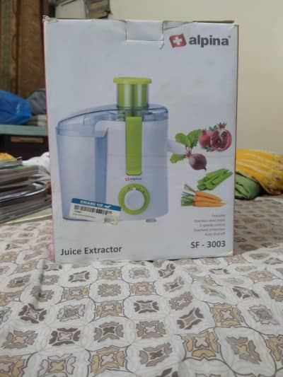 URGENT SELL:ALPINA SF-3003 JUICER_GREAT CONDITION, MUST GO FAST