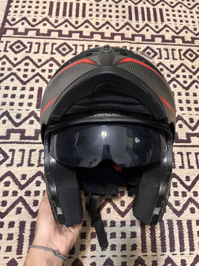 Vector helmet dual visor