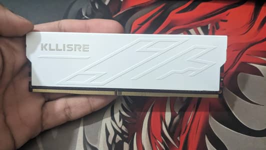 DDR 4 2666 MHZ 8gb RAM WITH HEATSINk WHITE COLOR