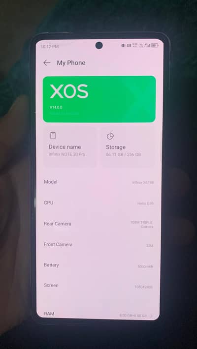 Infinix Note 30 (10/10)
