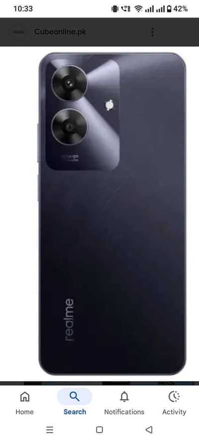 relme note 60.4gb  64gb full box.