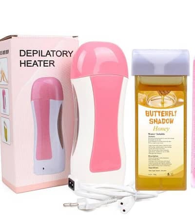 Depilatory roll on wax heater machine