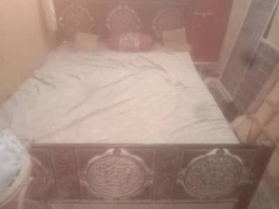 Full size bed, cupboard, Microwave, water despensor for sale
