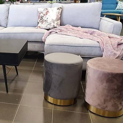 ottomans are available for living rooms (delivery with in 4 to 5 days