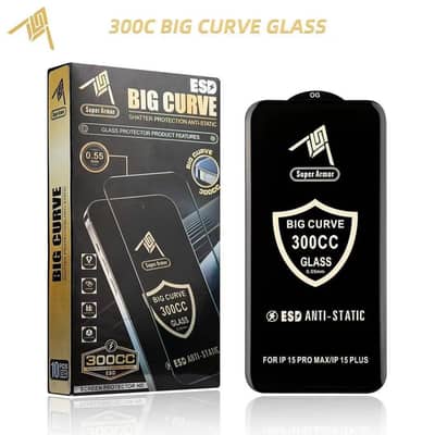 3D Curved Tempered Glass Screen Protector 300c For Iphone 15,16,17.