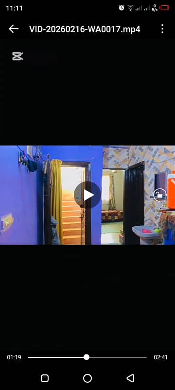 2 Rooms+common 2nd floor flat