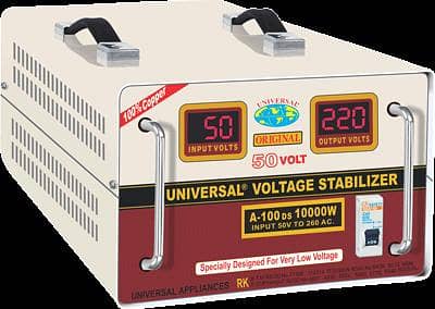 Universal A-100 Special Stabilizer Copper 10,000 wat sale in Peshawar