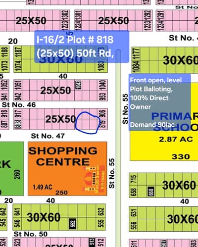Owner Plot for Sale i16