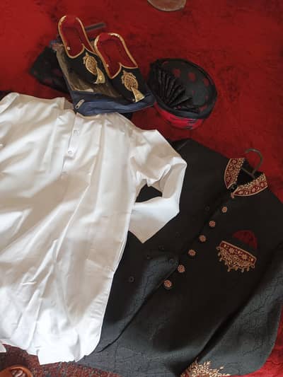 Sherwani Black full set