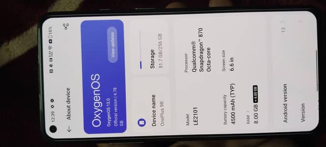 one plus 9r dual sim approved