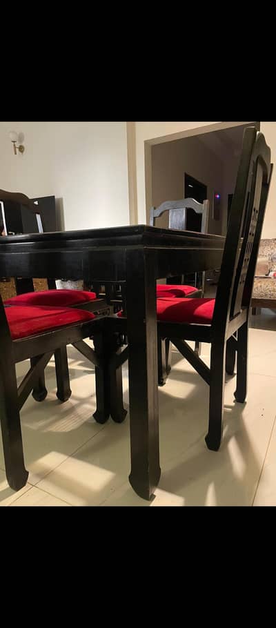 walnut wood dining table