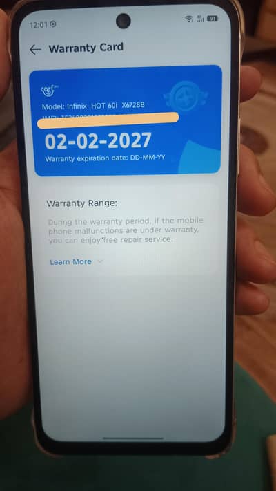 infinix hot 60 i kuch din use hua ha bas