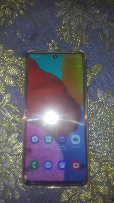 Samsung a51 6gb 128gb panel change mic and front cam  not working