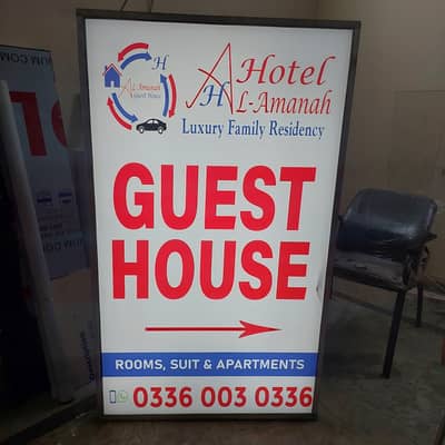 GUEST HOUSE NEED EXPERT STAFF IN ISLAMABAD.