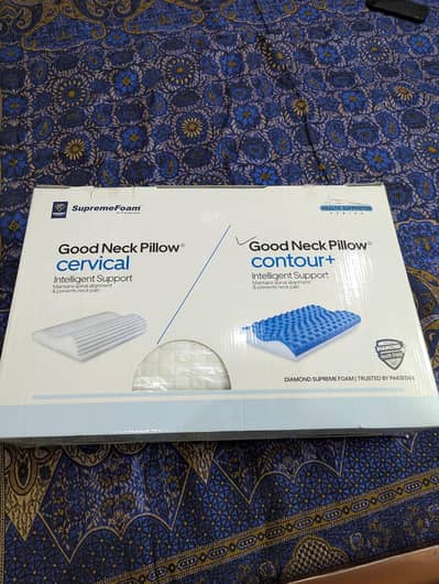 SupremeFoam Good Neck Pillow (Cervical / Contour+) – Brand New 10/10