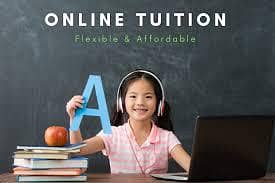 Online Tutor Available – All Subjects (Class 1–8)