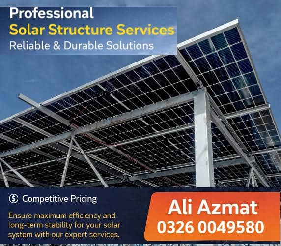 Elevated Soler Structure installation 0