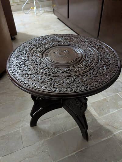 stylish wooden (sheesham) table for sale!!! only in rs 3499