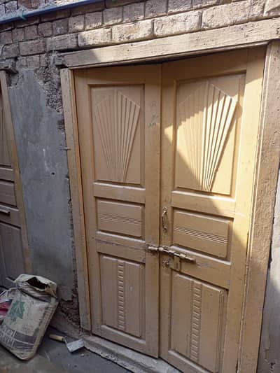 Wooden and Iron Main gate Doors