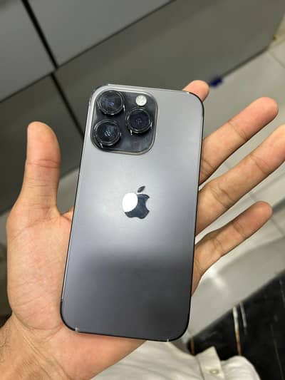 I phone 14 pro jv 128 gb with box