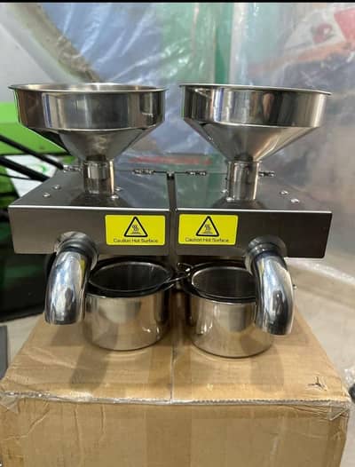 2 Head oil press Machine